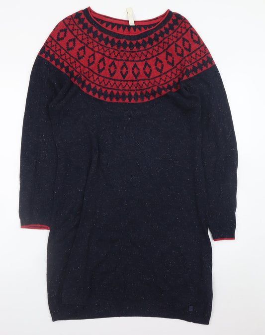 Womens UK Size 14 Weird Fish Jumper Dress