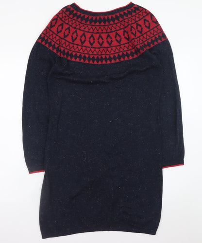 Womens UK Size 14 Weird Fish Jumper Dress