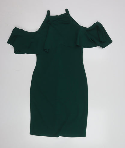Womens UK Size 12 Quiz Bodycon Dress