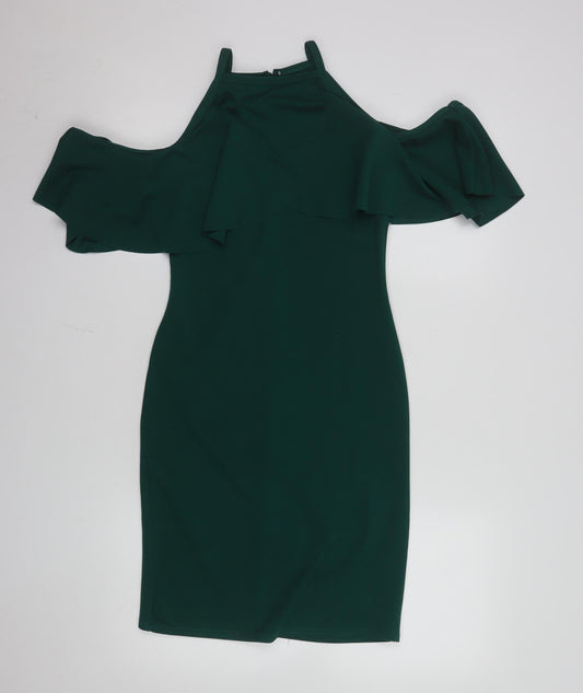 Womens UK Size 12 Quiz Bodycon Dress
