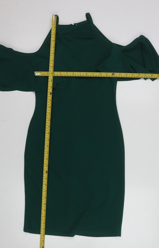 Womens UK Size 12 Quiz Bodycon Dress