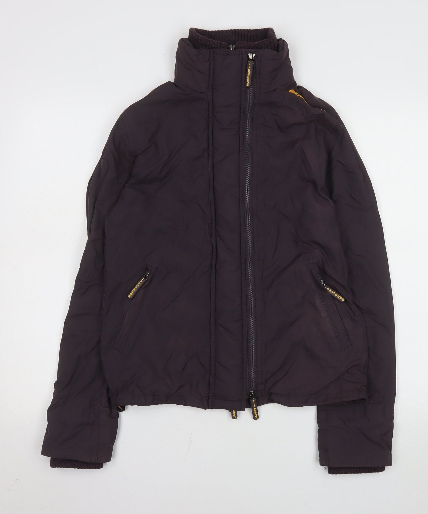 Womens UK Size L Superdry Brown Puffer Jacket
