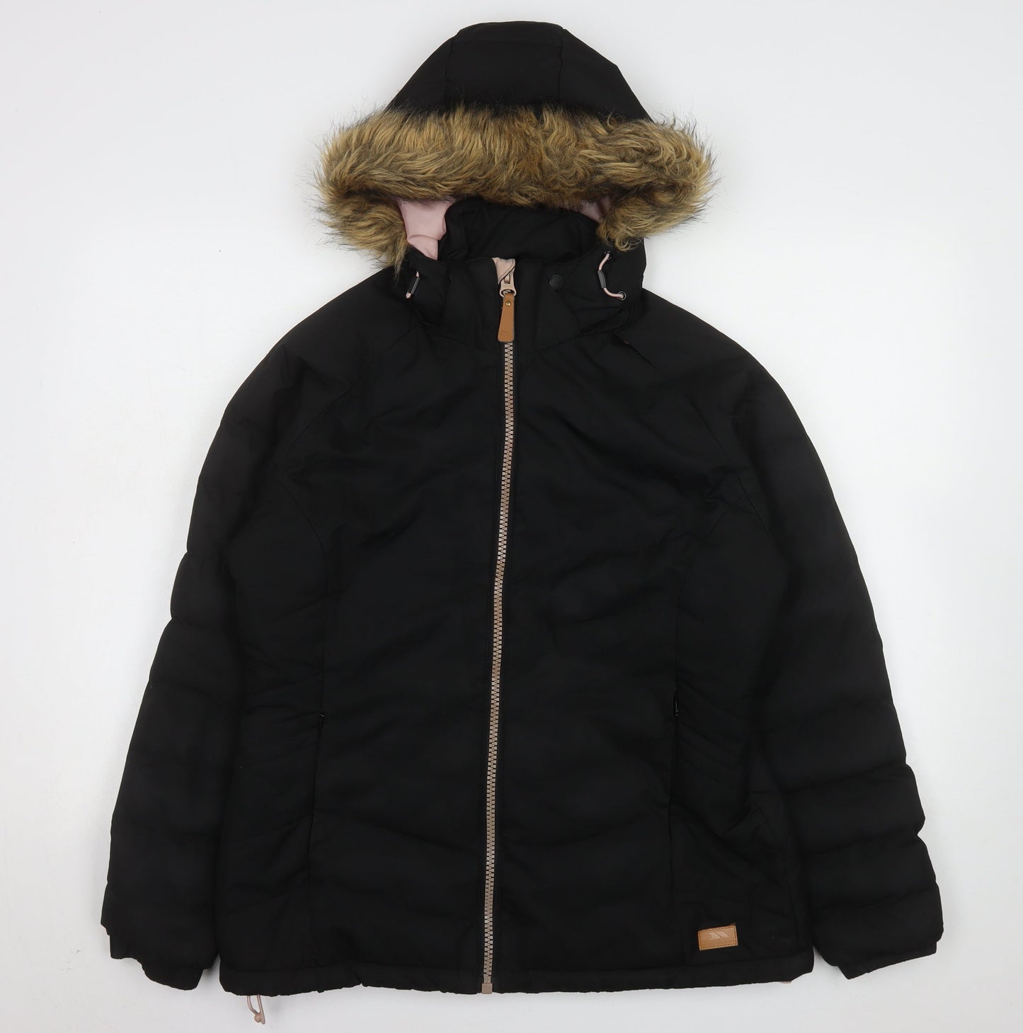 Womens UK Size L Trespass Black Puffer Jacket
