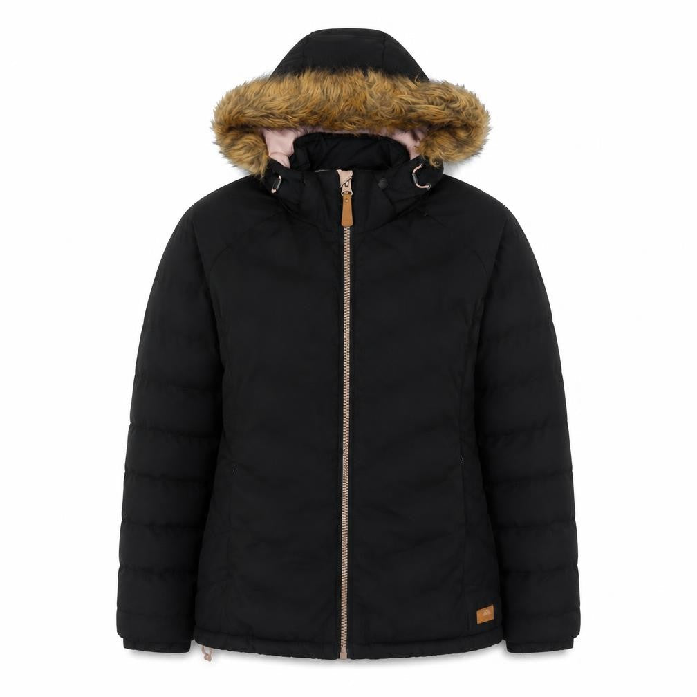 Womens UK Size L Trespass Black Puffer Jacket