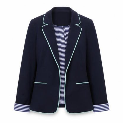 Womens UK Size 10 Yumi Regular Blue Blazer