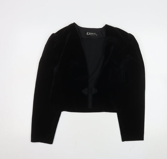 Womens UK Size 10 Début Regular Black Suit Jacket