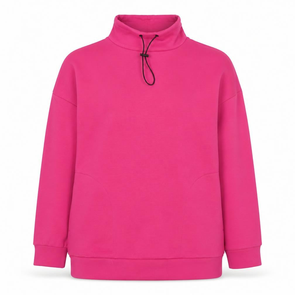 Womens UK Size S F&F Pink Pullover Sweatshirt