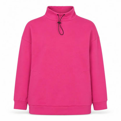 Womens UK Size S F&F Pink Pullover Sweatshirt