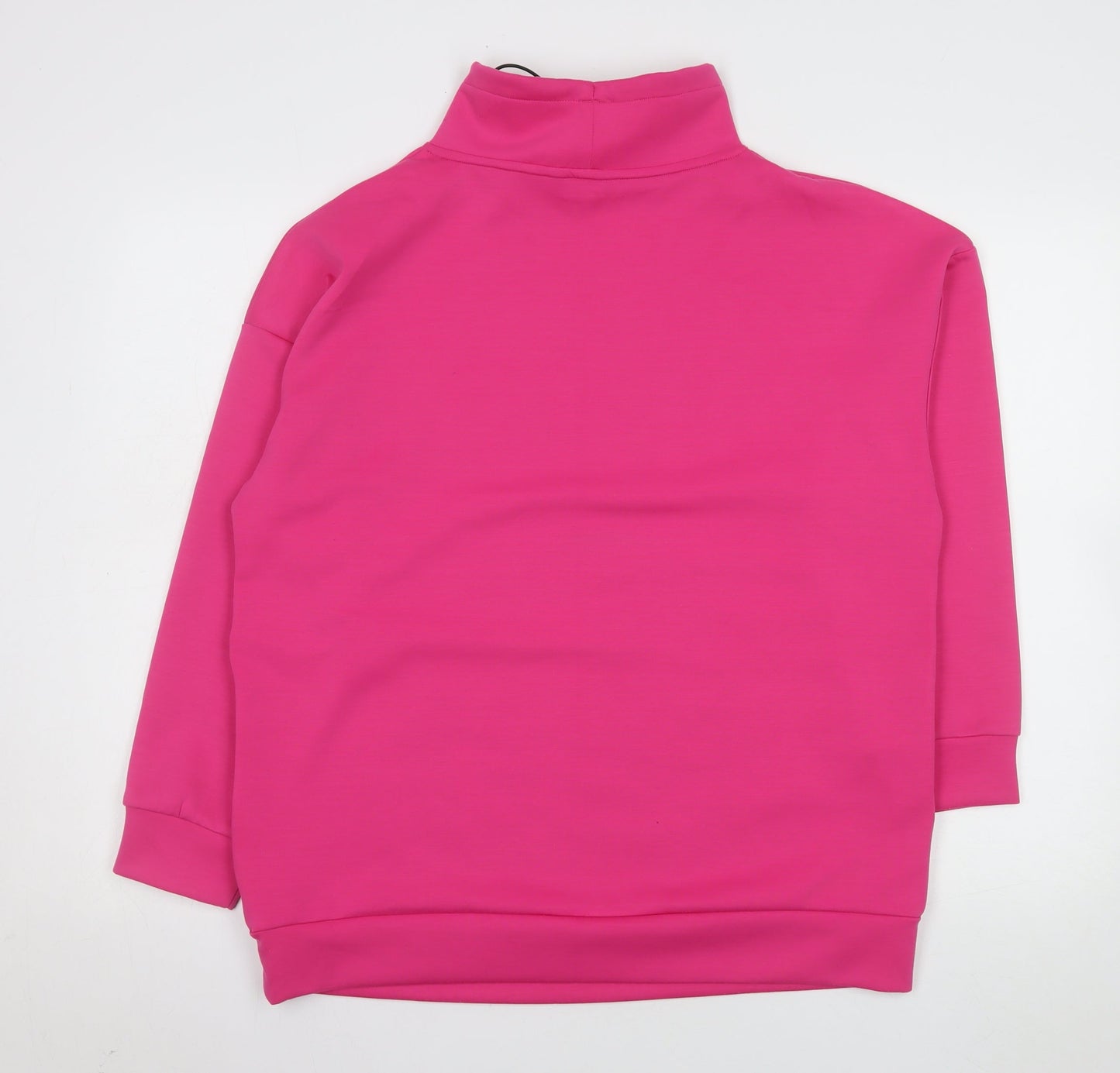 Womens UK Size S F&F Pink Pullover Sweatshirt