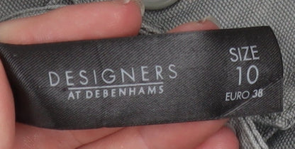 Womens UK Size 10 Designers at Debenhams Grey Military Jacket