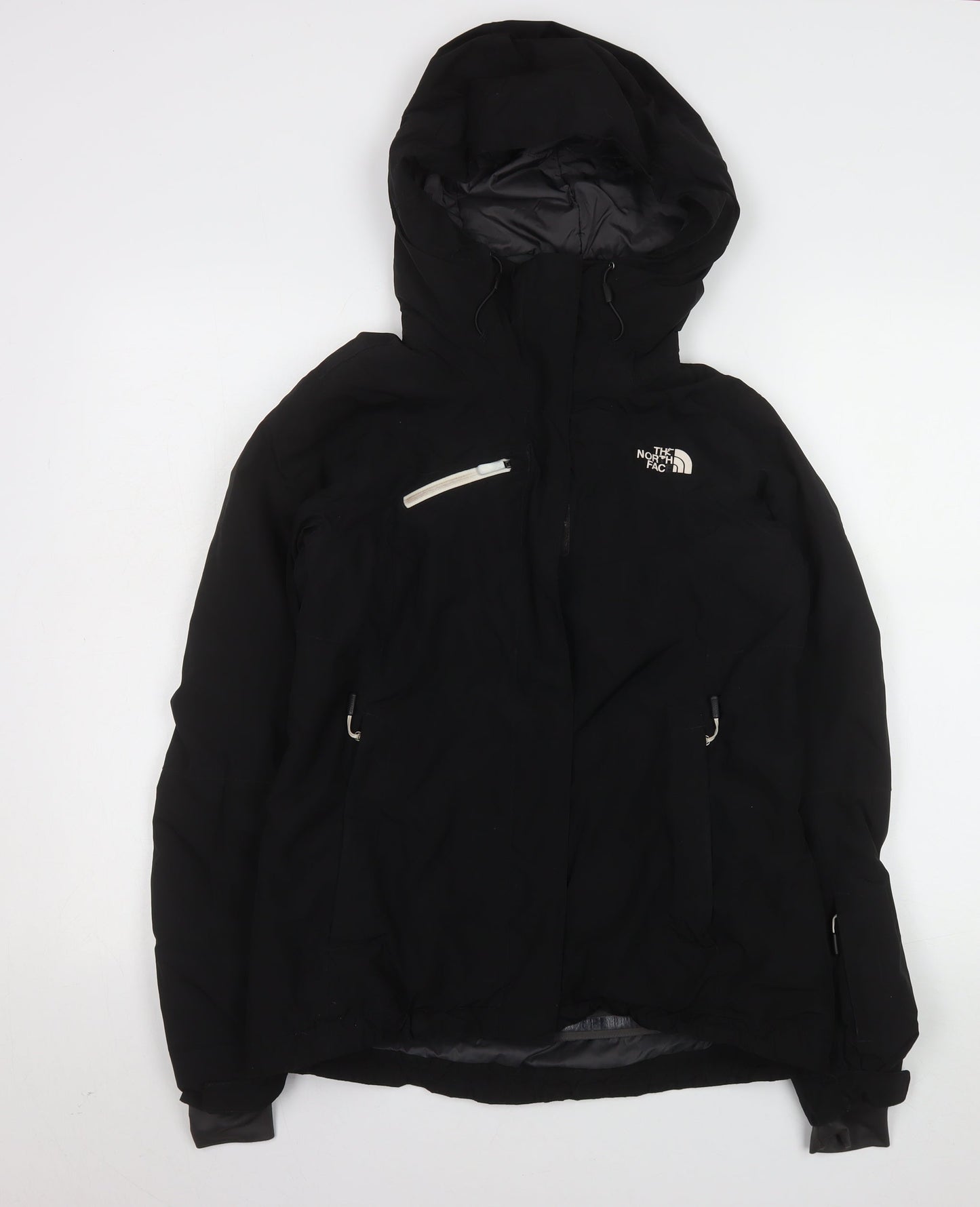 Womens UK Size M The North Face Black Puffer Jacket