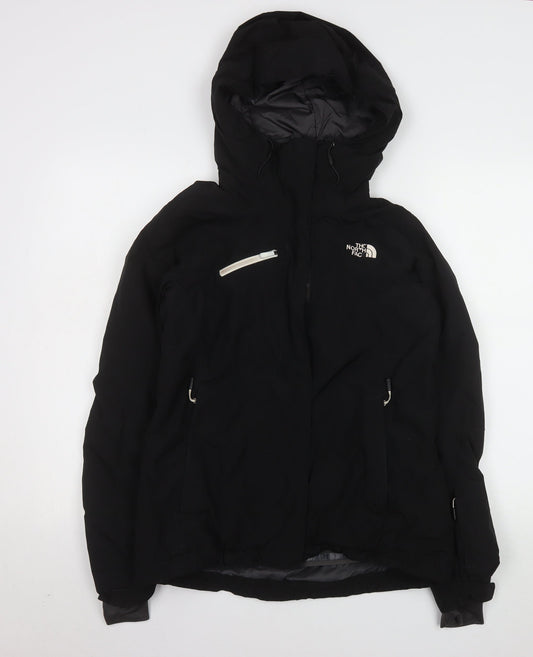 Womens UK Size M The North Face Black Puffer Jacket