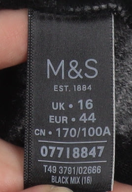 Womens UK Size 16 Marks and Spencer Multicoloured Overcoat