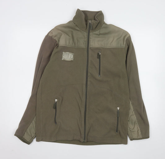 Everlast Men's Green Fleece Full Zip Sports Jacket Size L