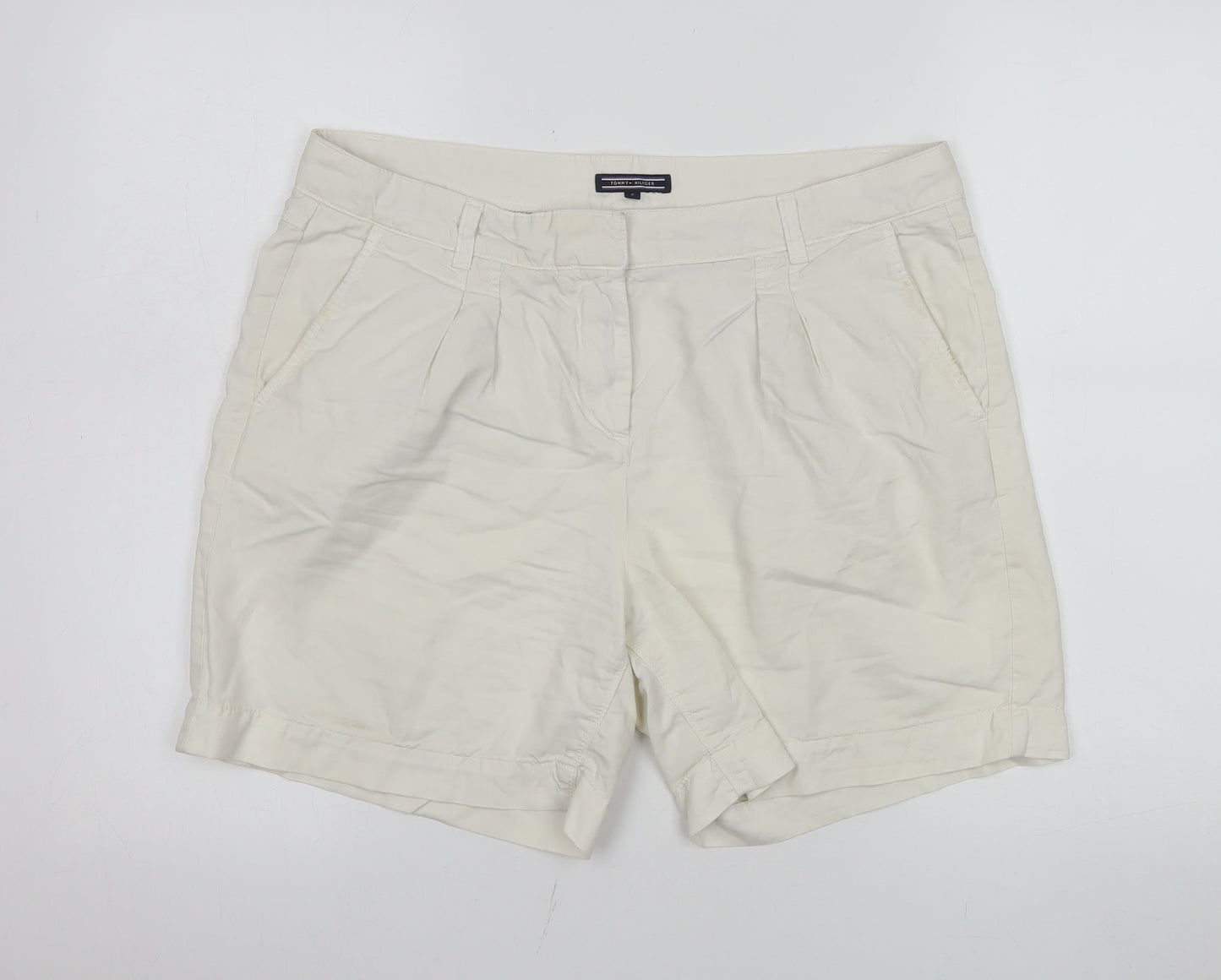 Womens UK Size 8 Tommy Hilfiger Regular Fit Chino Shorts
