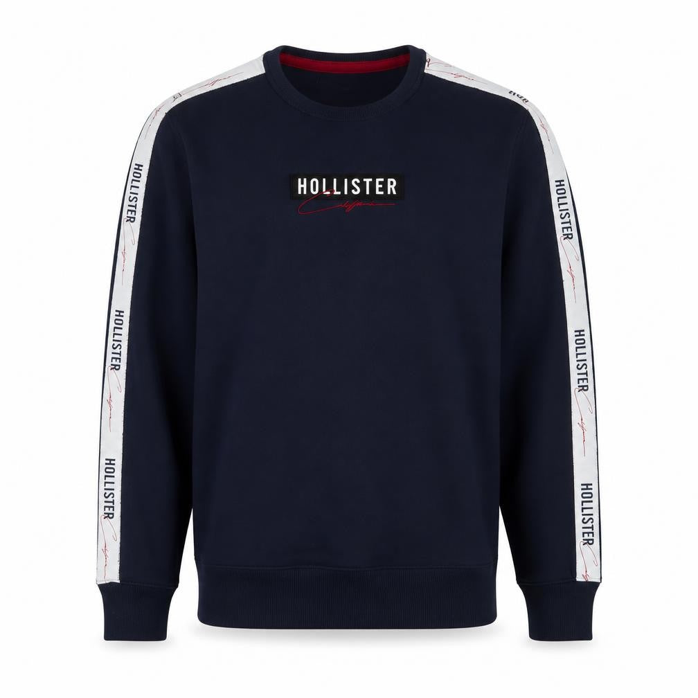 Mens UK Size M Hollister Blue Pullover Sweatshirt