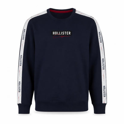 Mens UK Size M Hollister Blue Pullover Sweatshirt