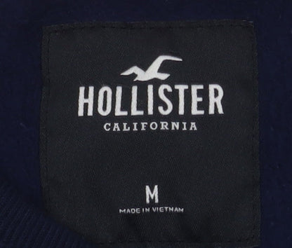 Mens UK Size M Hollister Blue Pullover Sweatshirt