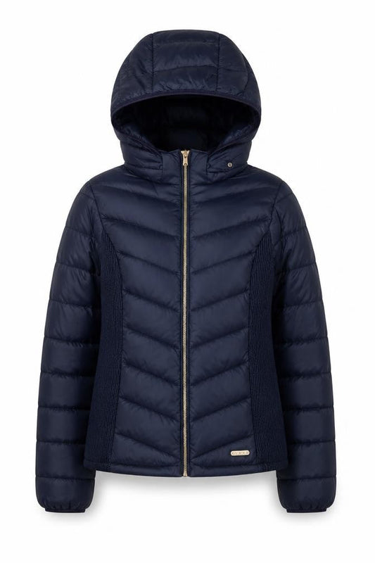 Girls UK Size 13 Years H&M Blue Puffer Jacket