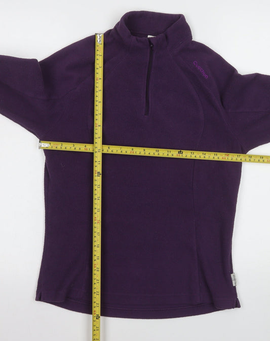 Womens UK Size 12 Quechua Purple Pullover Sweatshirt