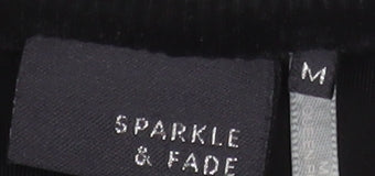 Womens UK Size M Sparkle & Fade Bodycon Dress