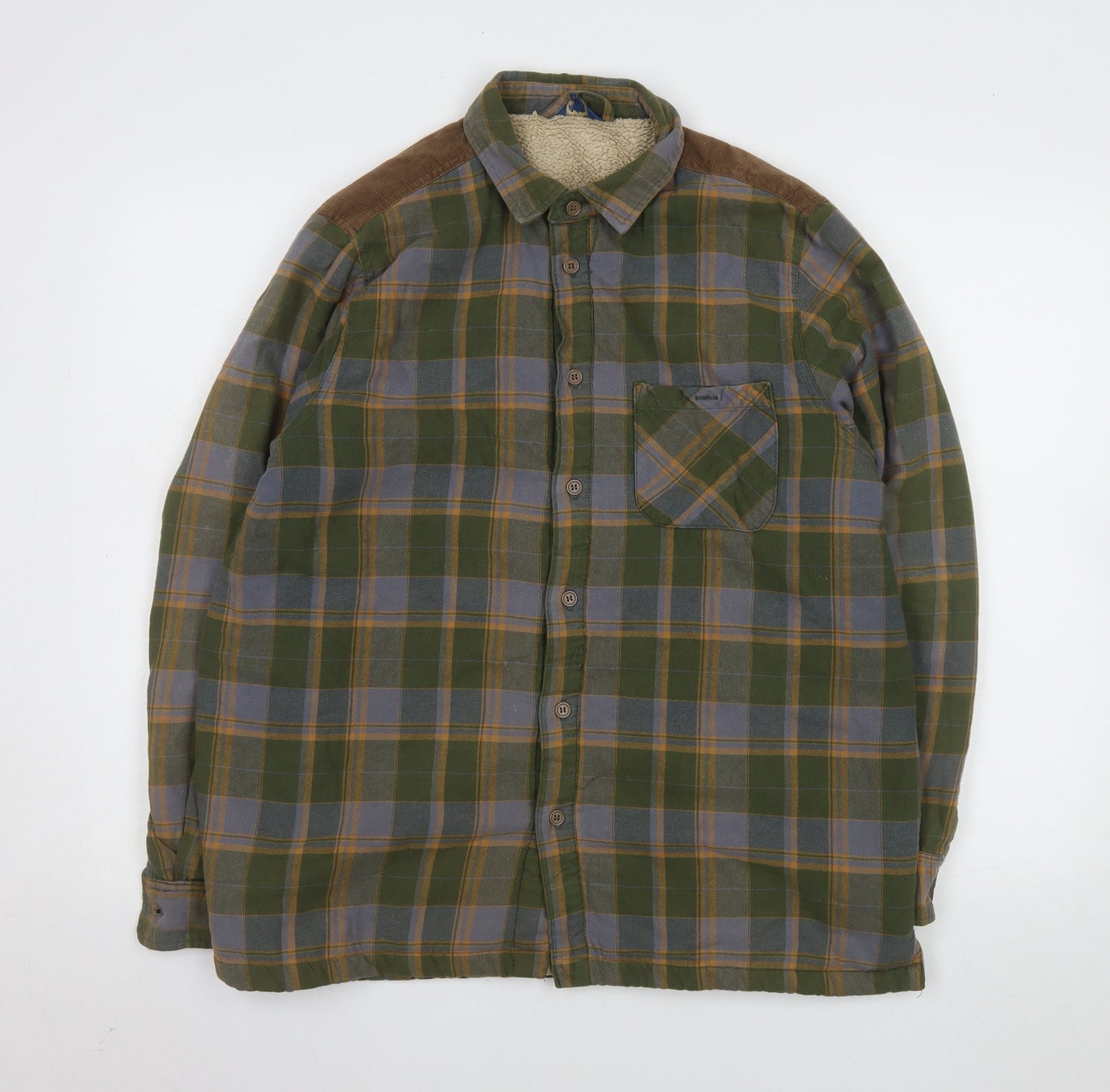 Mens UK Size M Cotton Traders Green Basic Jacket