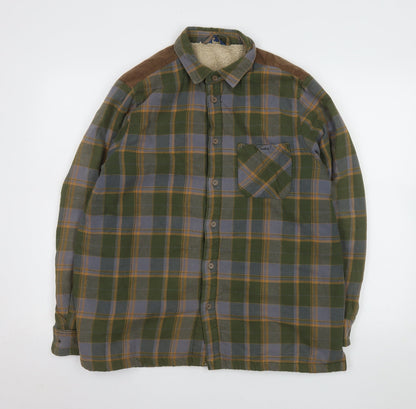 Mens UK Size M Cotton Traders Green Basic Jacket