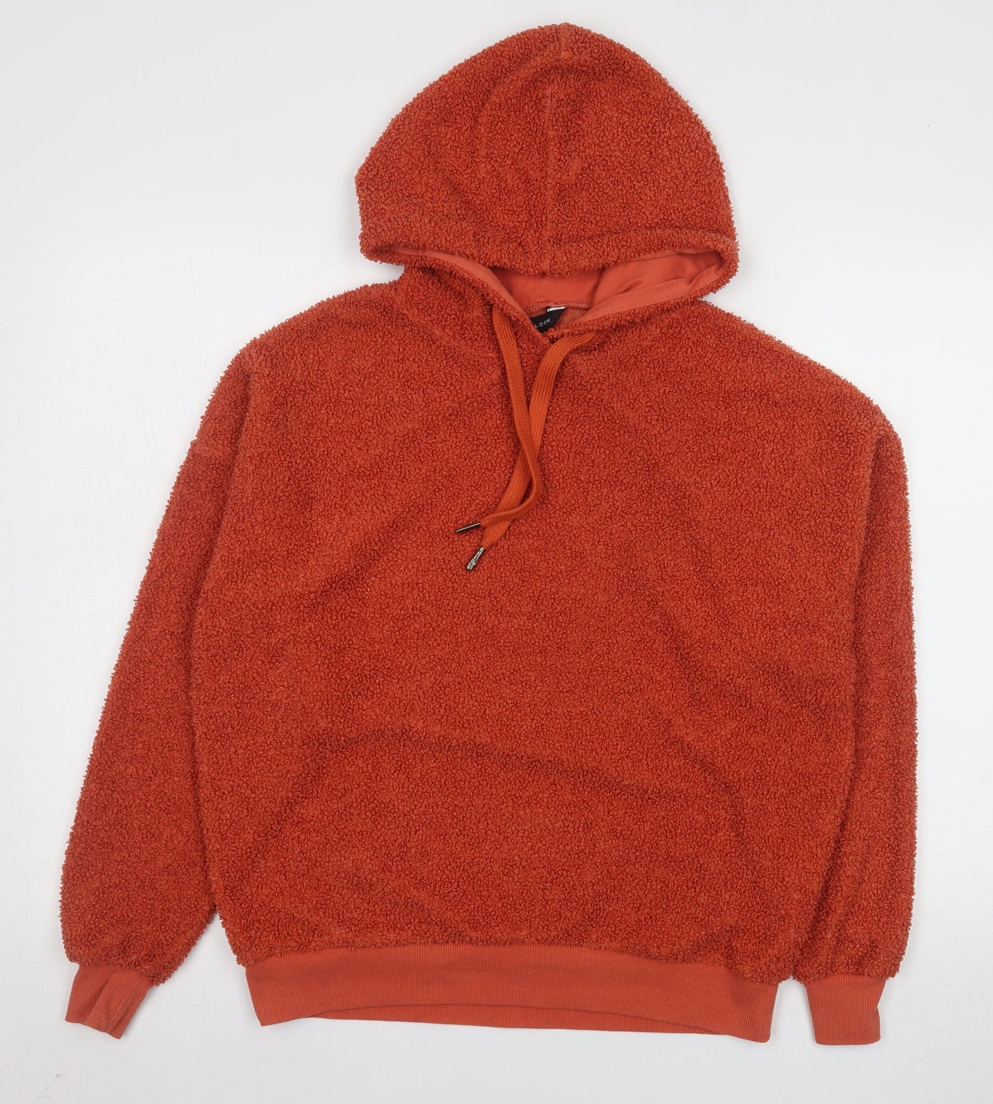 Womens UK Size 8 New Look Orange Pullover Hoodie