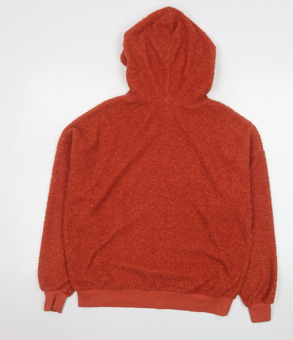 Womens UK Size 8 New Look Orange Pullover Hoodie
