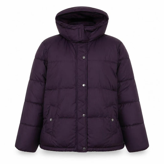 Womens UK Size 2XL Hollister Purple Puffer Jacket