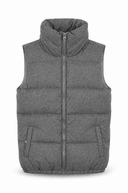 Old Navy Men's Grey XS Puffer Bodywarmer Gilet Polyester Lined