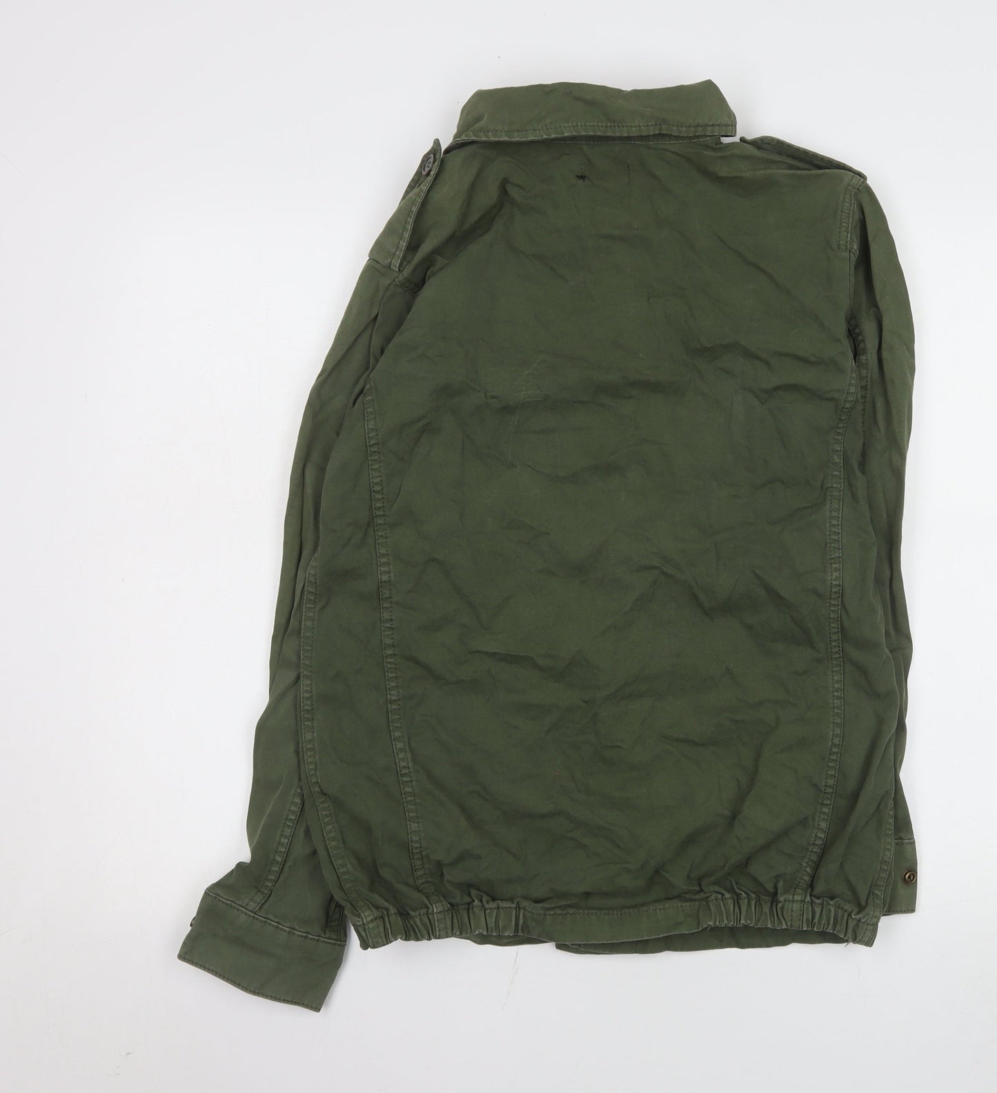 Womens UK Size 8 Topshop Green Military Jacket