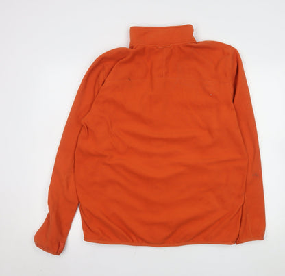 Mens UK Size L The North Face Orange Full Zip Sweatshirt