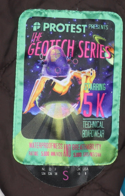 Womens UK Size S Protest Multicoloured Ski Jacket
