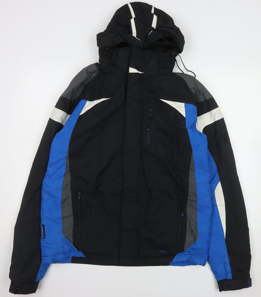 Mens UK Size S Parallel Extreme Black Skiing Jacket