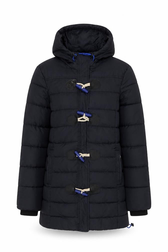Womens UK Size M Superdry Black Puffer Jacket