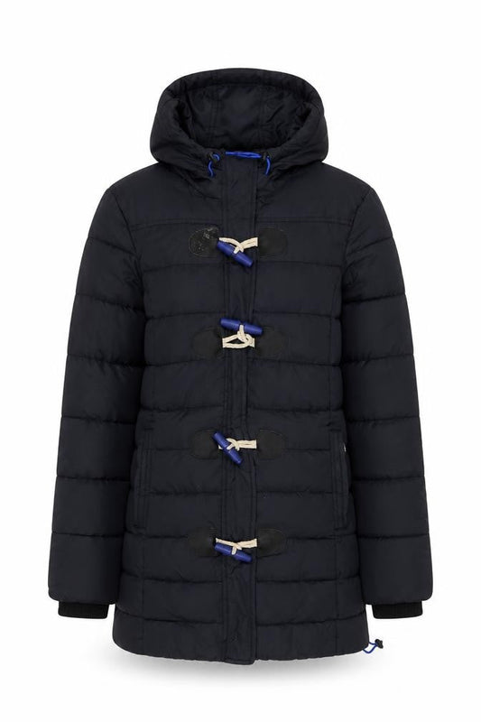 Womens UK Size M Superdry Black Puffer Jacket