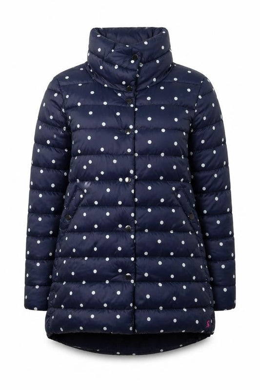 Womens UK Size 10 Joules Blue Puffer Jacket