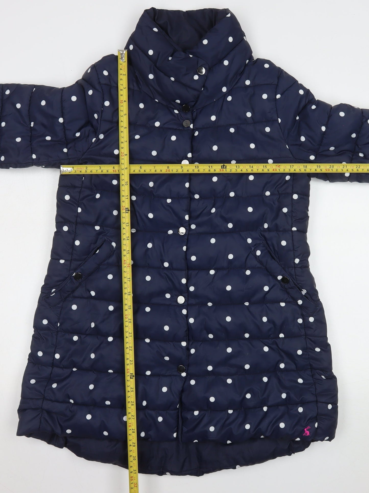 Womens UK Size 10 Joules Blue Puffer Jacket