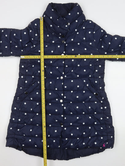 Womens UK Size 10 Joules Blue Puffer Jacket