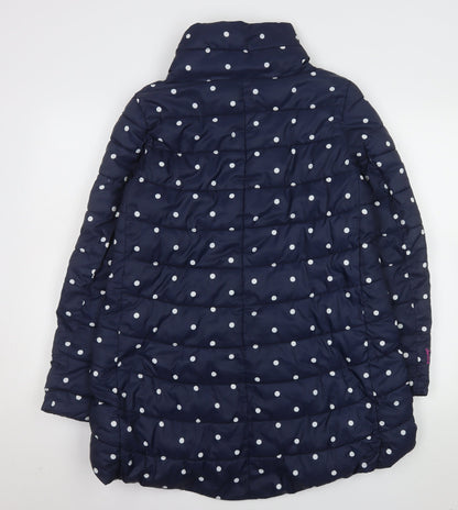 Womens UK Size 10 Joules Blue Puffer Jacket