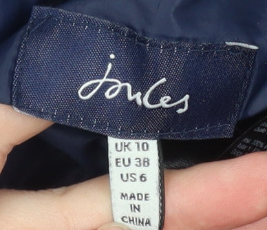 Womens UK Size 10 Joules Blue Puffer Jacket