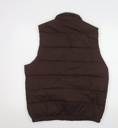 Mens UK Size M Abercrombie & Fitch Brown Puffer Jacket