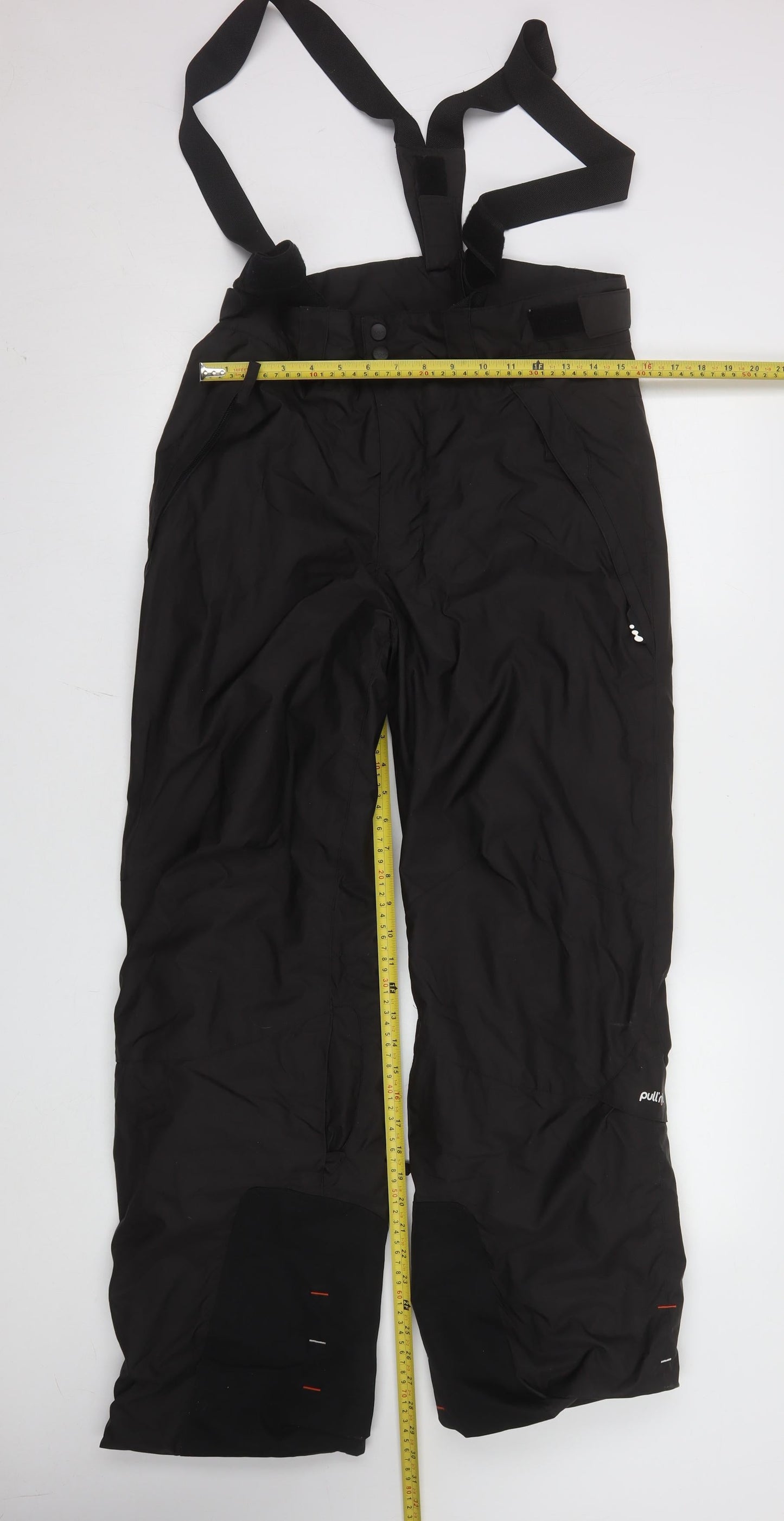 Womens UK Size 12 DECATHLON Regular Fit Snow Pants Black Trousers