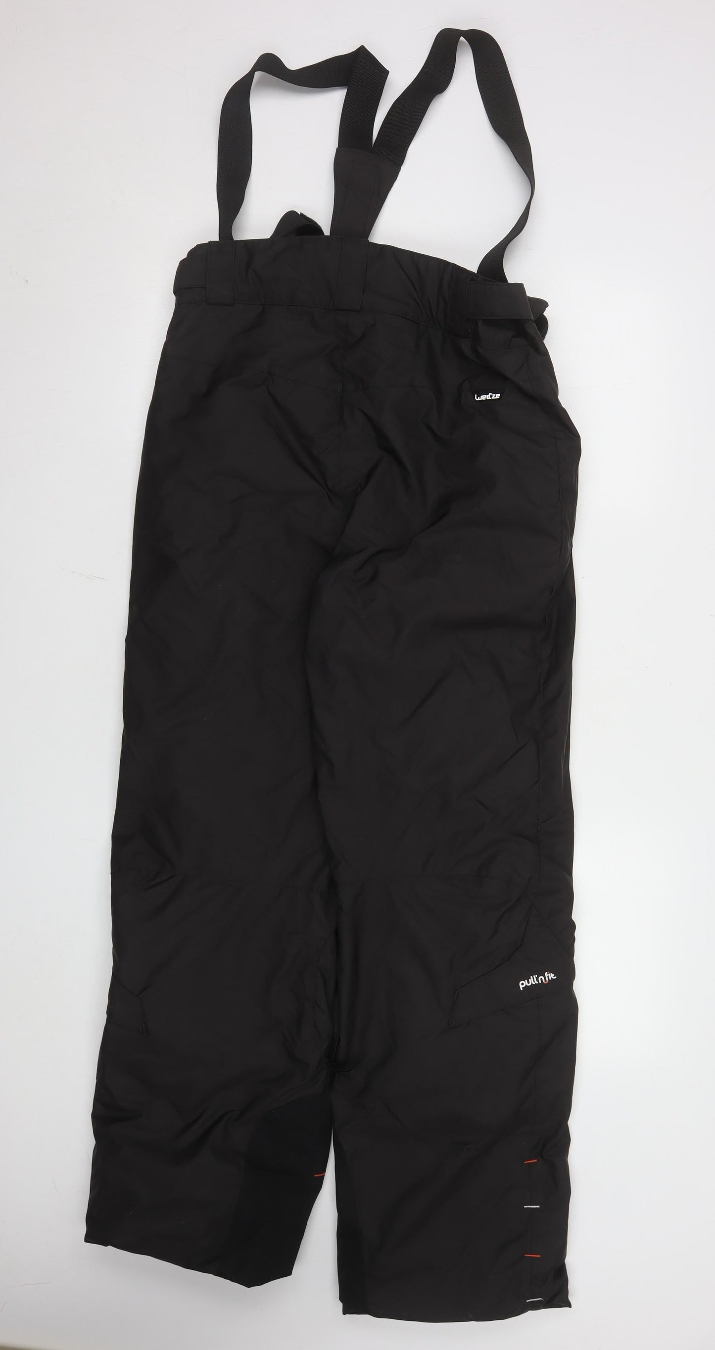Womens UK Size 12 DECATHLON Regular Fit Snow Pants Black Trousers