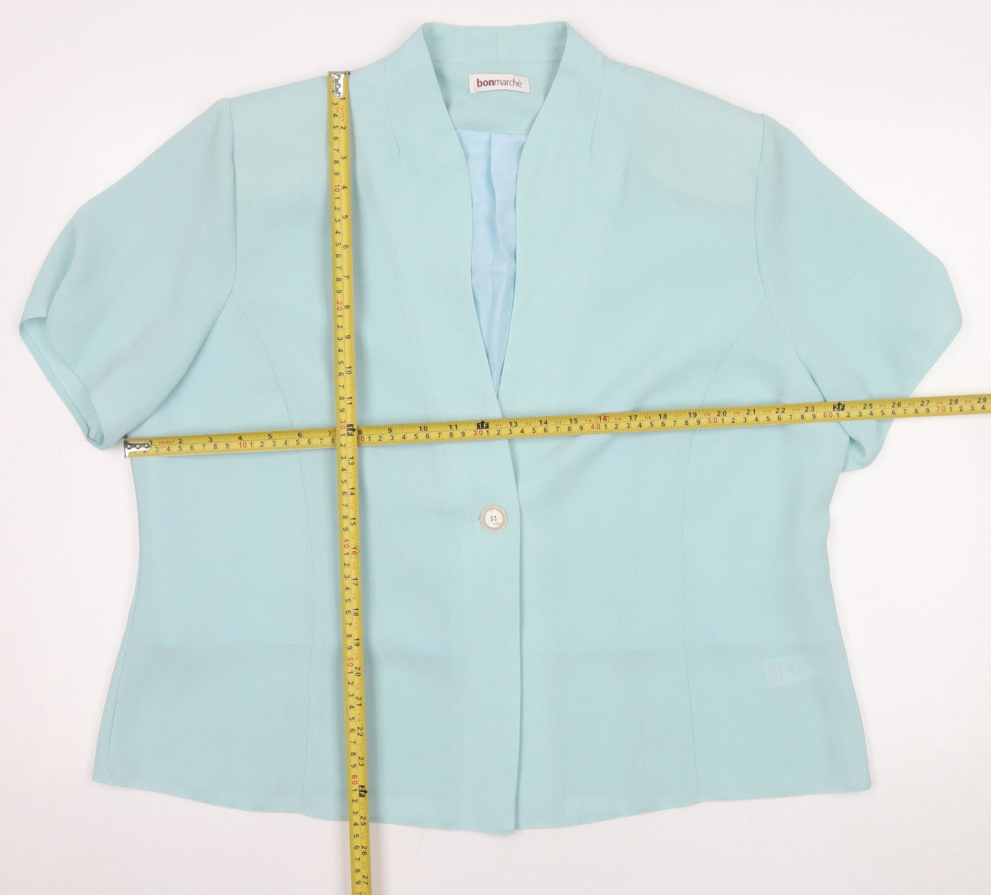 Womens UK Size 22 Bonmarché Blue Basic Blouse