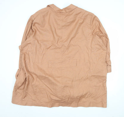 Womens UK Size 28 ASOS Plus Beige Suit Jacket