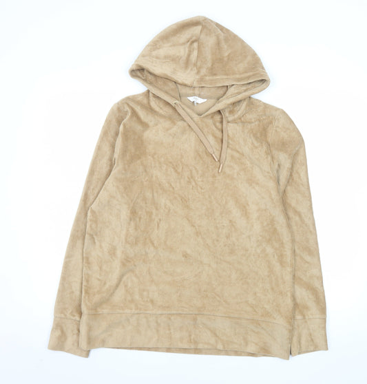 Womens UK Size 14 Cotton Traders Beige Pullover Hoodie