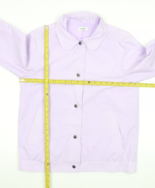 Womens UK Size 12 Damart Purple Basic Jacket