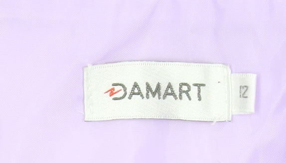 Womens UK Size 12 Damart Purple Basic Jacket